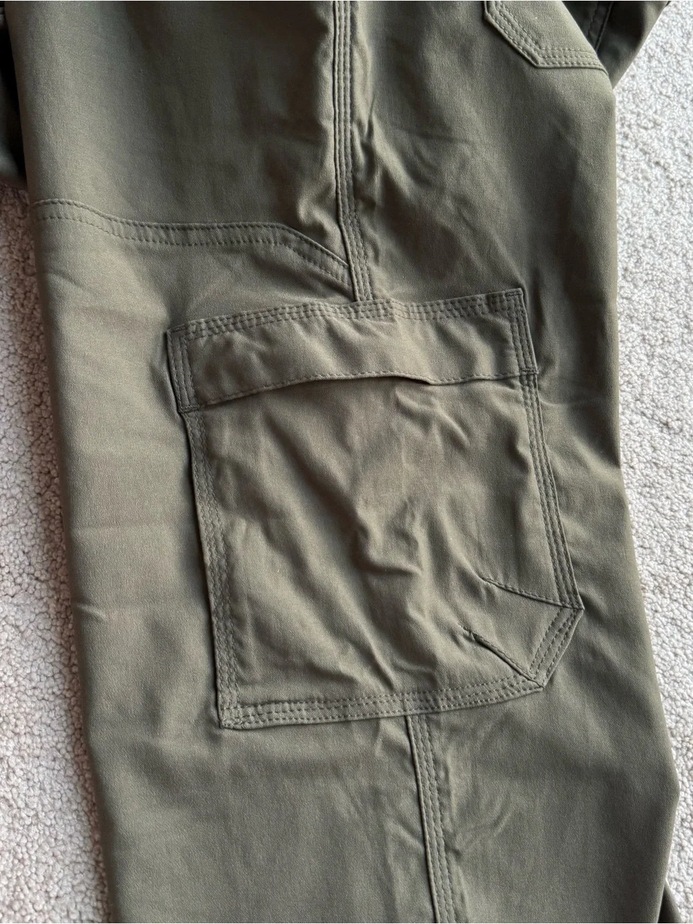 Prana Stretch Zion Pant II Mens 31 x 30 Slate Green Hiking Cargo Pants NWT